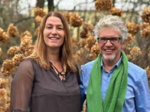 Die Spitzenkandidatin und der Spitzenkandidat für die Kreistagswahl 2026: Ulrike Pelikan, Wackersdorf Rudi Sommer, Bruck