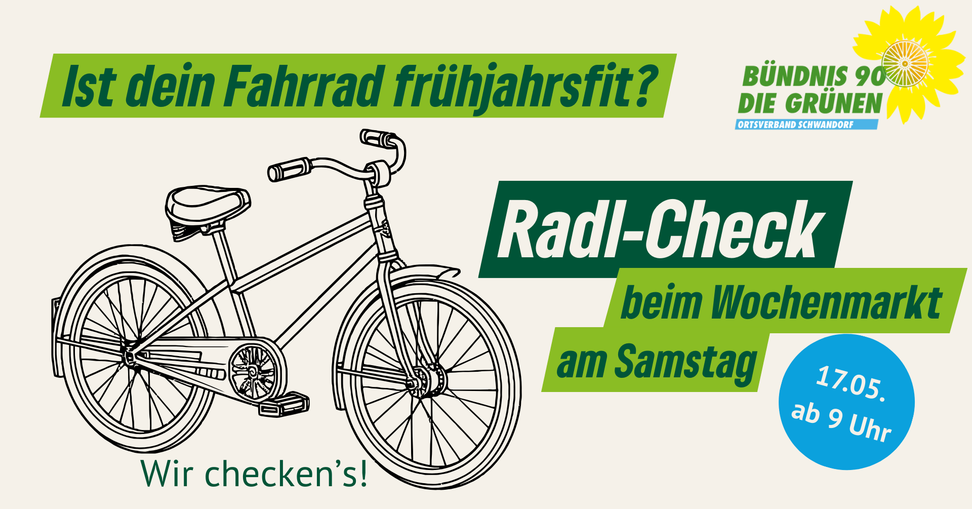 Frühjahrscheck fürs Radl