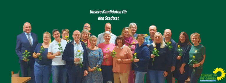 30 GRÜNE Kandidat/innen für Schwandorf