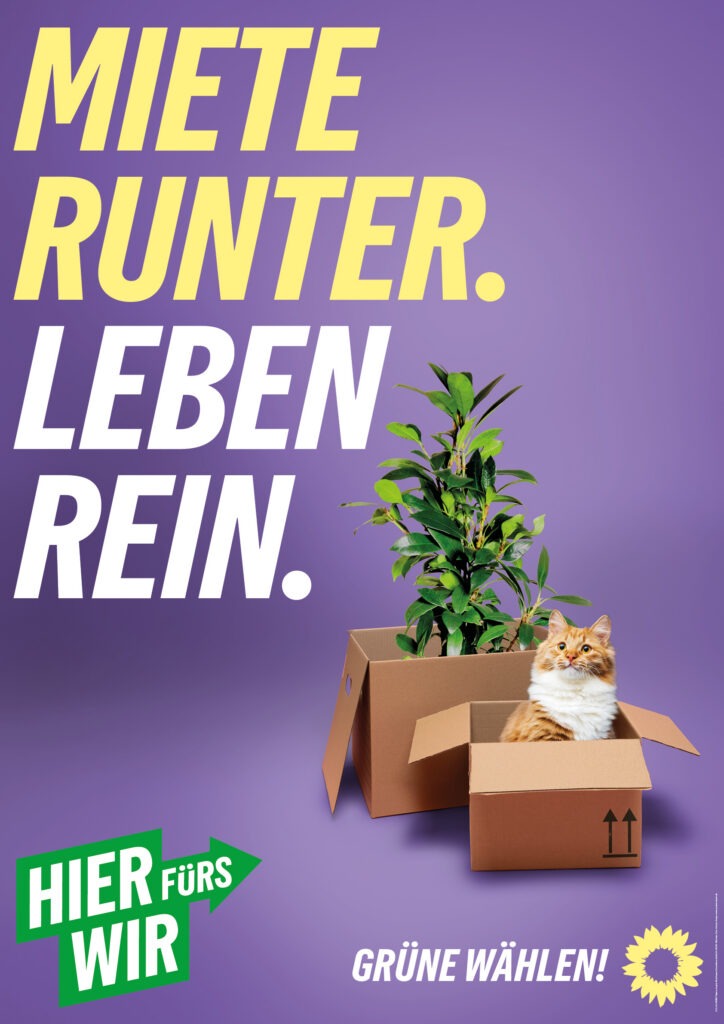 Miete runter. Leben rein.