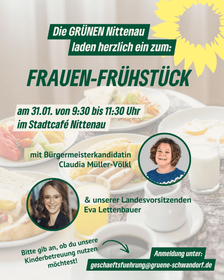 Frauen-Frühstück in Nittenau mit Bürgermeisterkandidatin Claudia Müller-Völkl und Landesvorsitzender Eva Lettenbauer