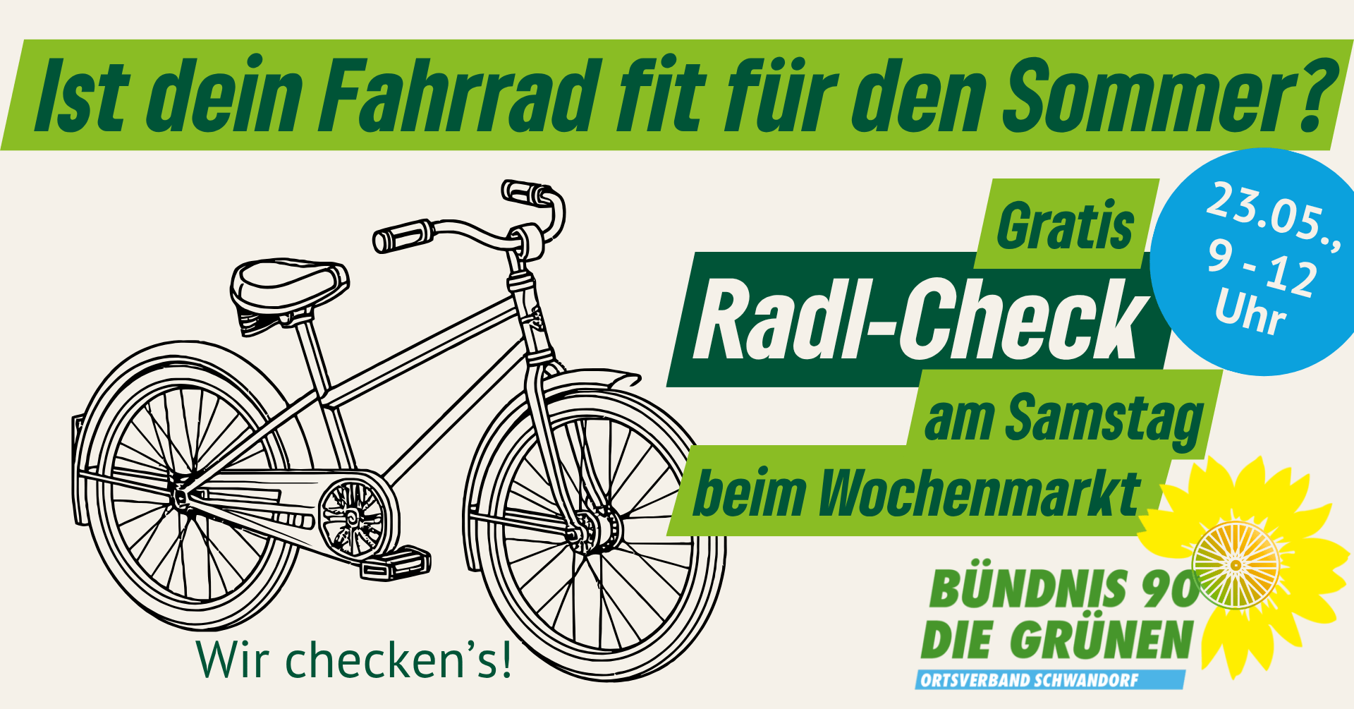 Ist dein Fahrrad fit für den Sommer?